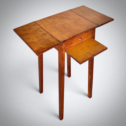 Small Regency Satinwood Lamp Table