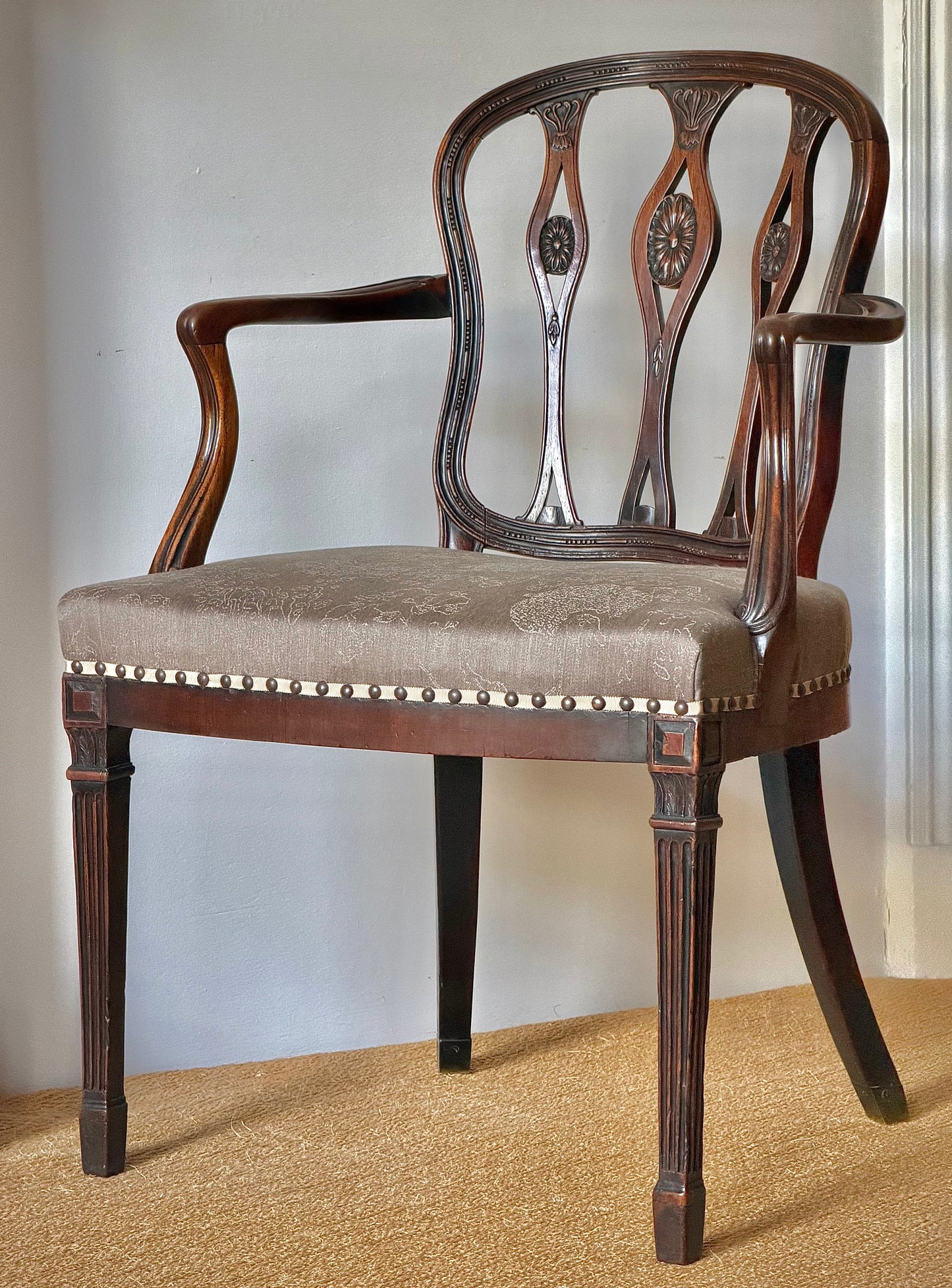 18th Century English Neoclassical Armchair