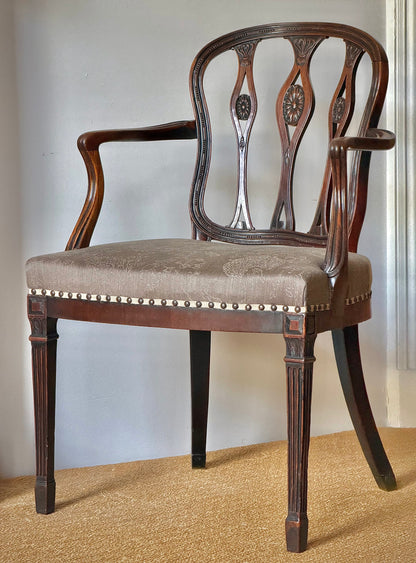 18th Century English Neoclassical Armchair