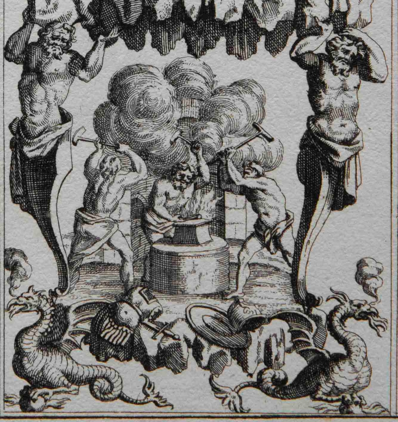 Four 17th Century German Engravings of Grotesques
