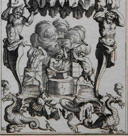 Four 17th Century German Engravings of Grotesques