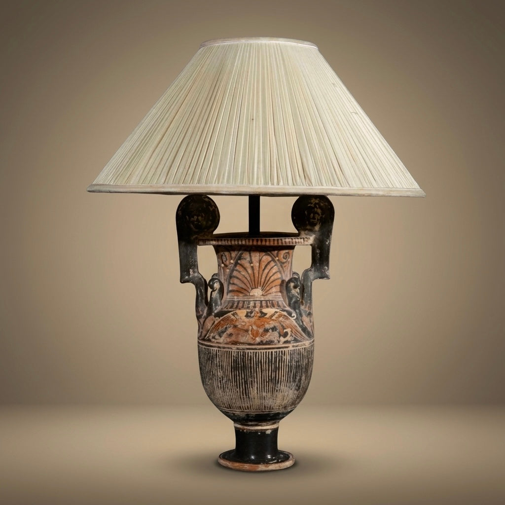 Large Grand Tour Volute-Krater Lamp