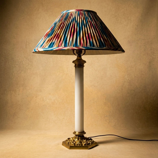 19th Century Victorian Opaline Glass Table Lamp