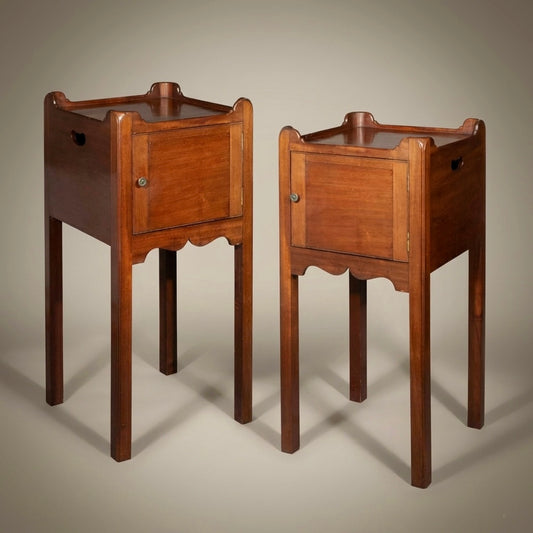 Pair of Bedside Tables of Georgian Design