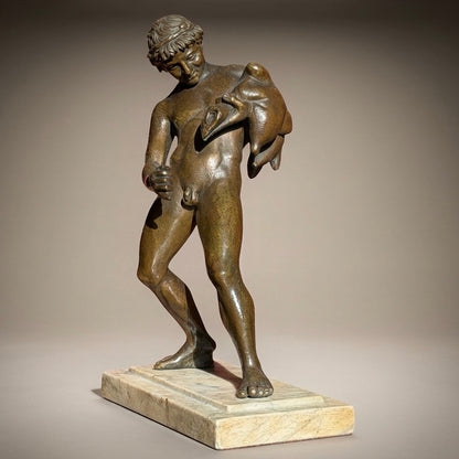 19th Century Grand Tour Bronze Sculpture of Faun