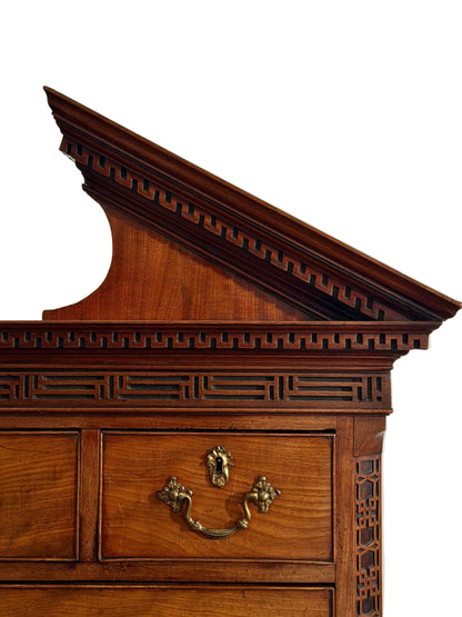 Fine George III Chippendale Period Tallboy