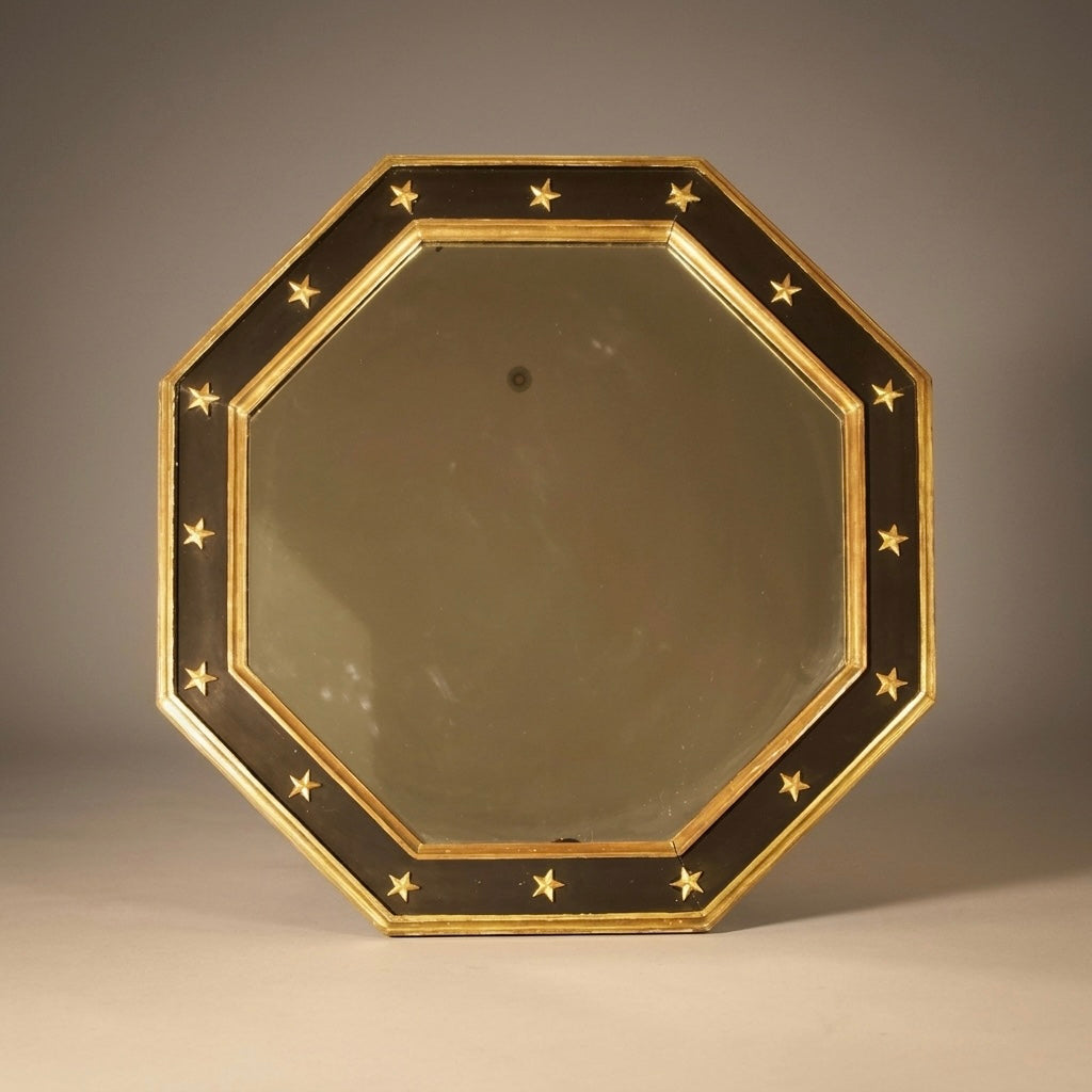 Regency Style Octagonal Wall Mirror