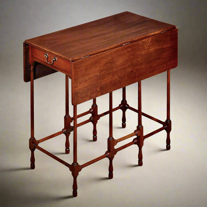 George III Mahogany Spider Leg Table
