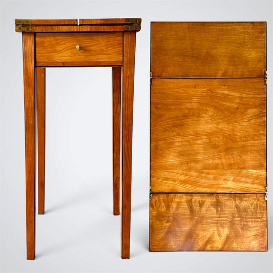 Small Regency Satinwood Lamp Table