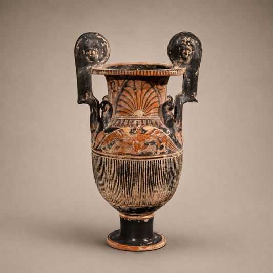 Large Grand Tour Apulian Vase Volute-Krater