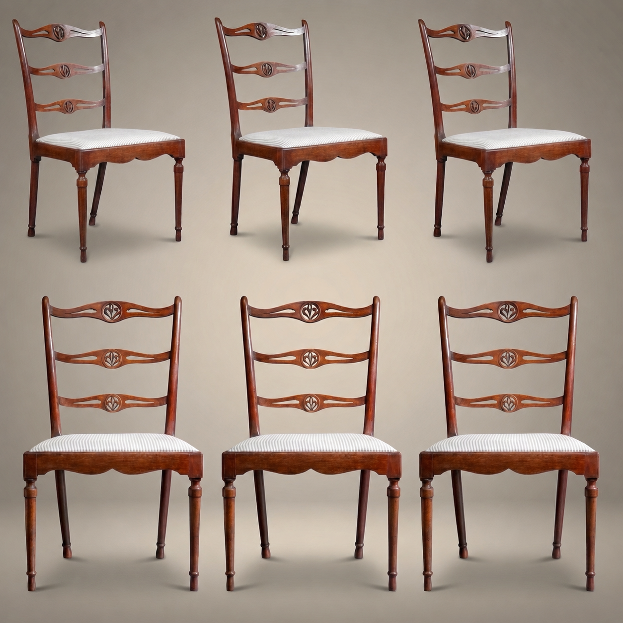 Set of Six 18th Century George III Dining Chairs