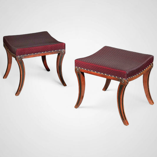 Pair of Klismos Stools