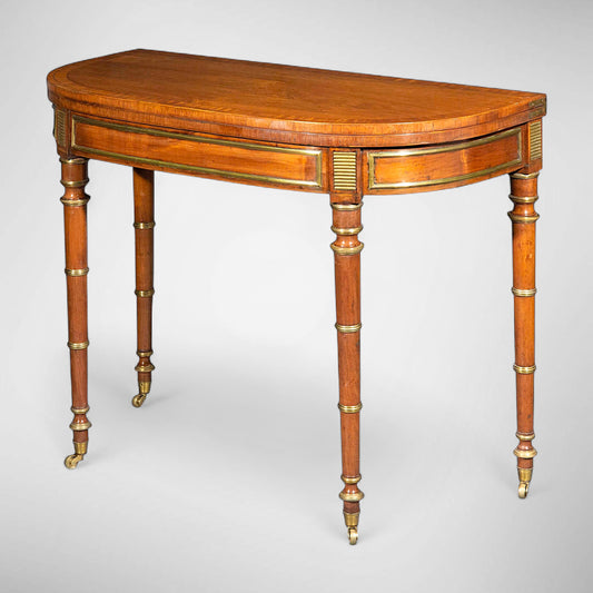Fine Regency Card Table by John McLean