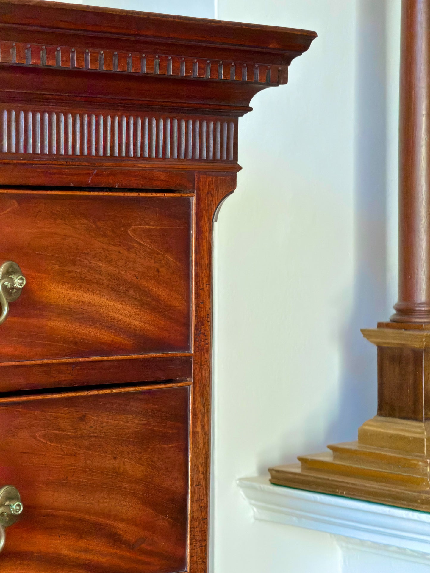 Fine Georgian Chippendale Chest on Chest