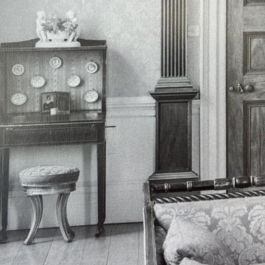 Powderham Castle: A Regency Giltwood Klismos Stool