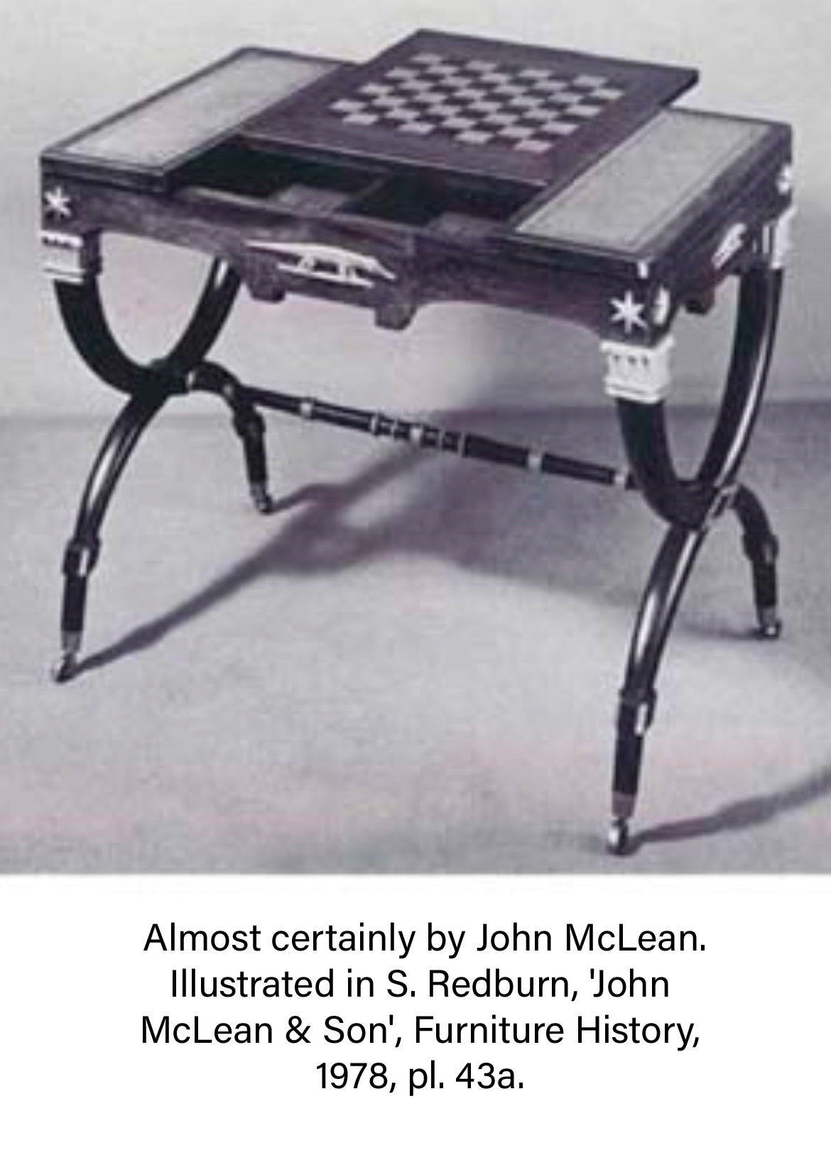 Early 19th Century Writing Table, Attributed to John McLean