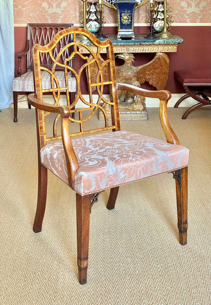 Pair of Large Georgian Armchairs