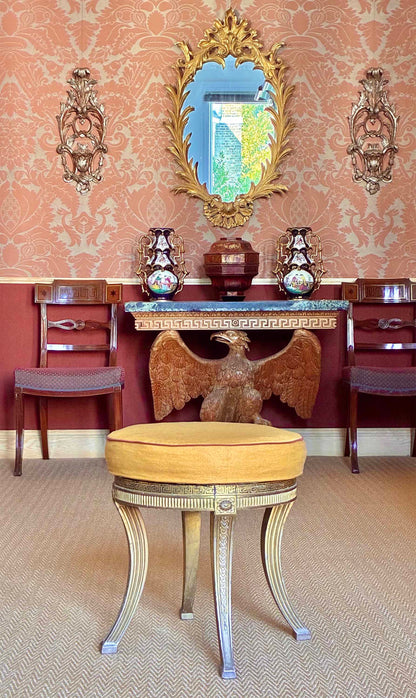 Powderham Castle: A Regency Klismos Stool