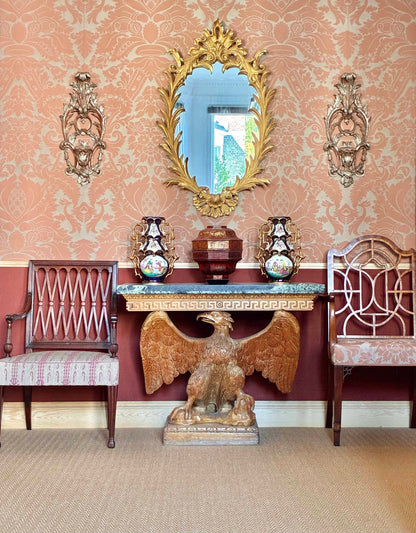 Pair of Venetian Silvered Appliques