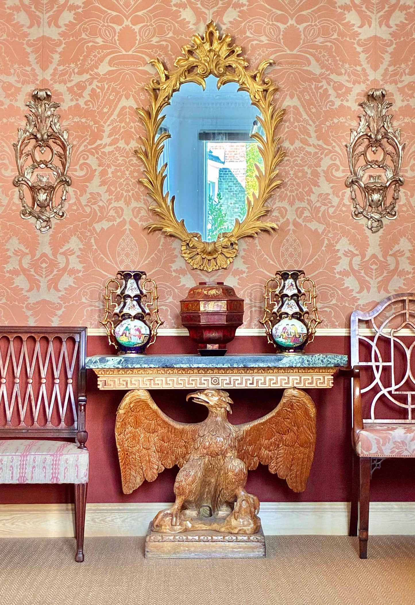 18th Century Style Giltwood Wall Mirror