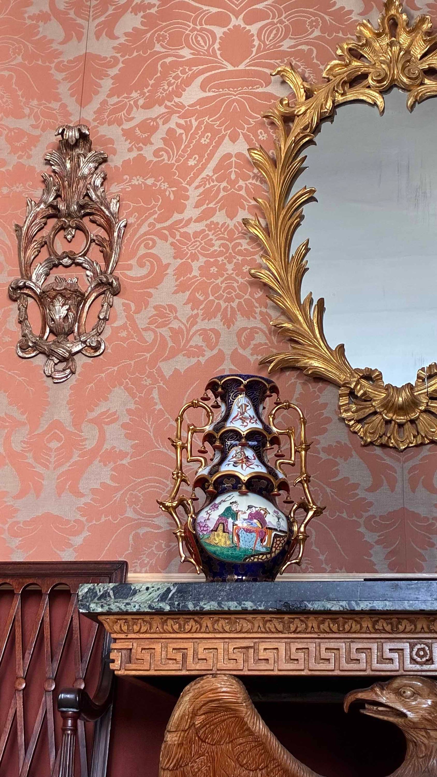 Pair of Venetian Silvered Appliques