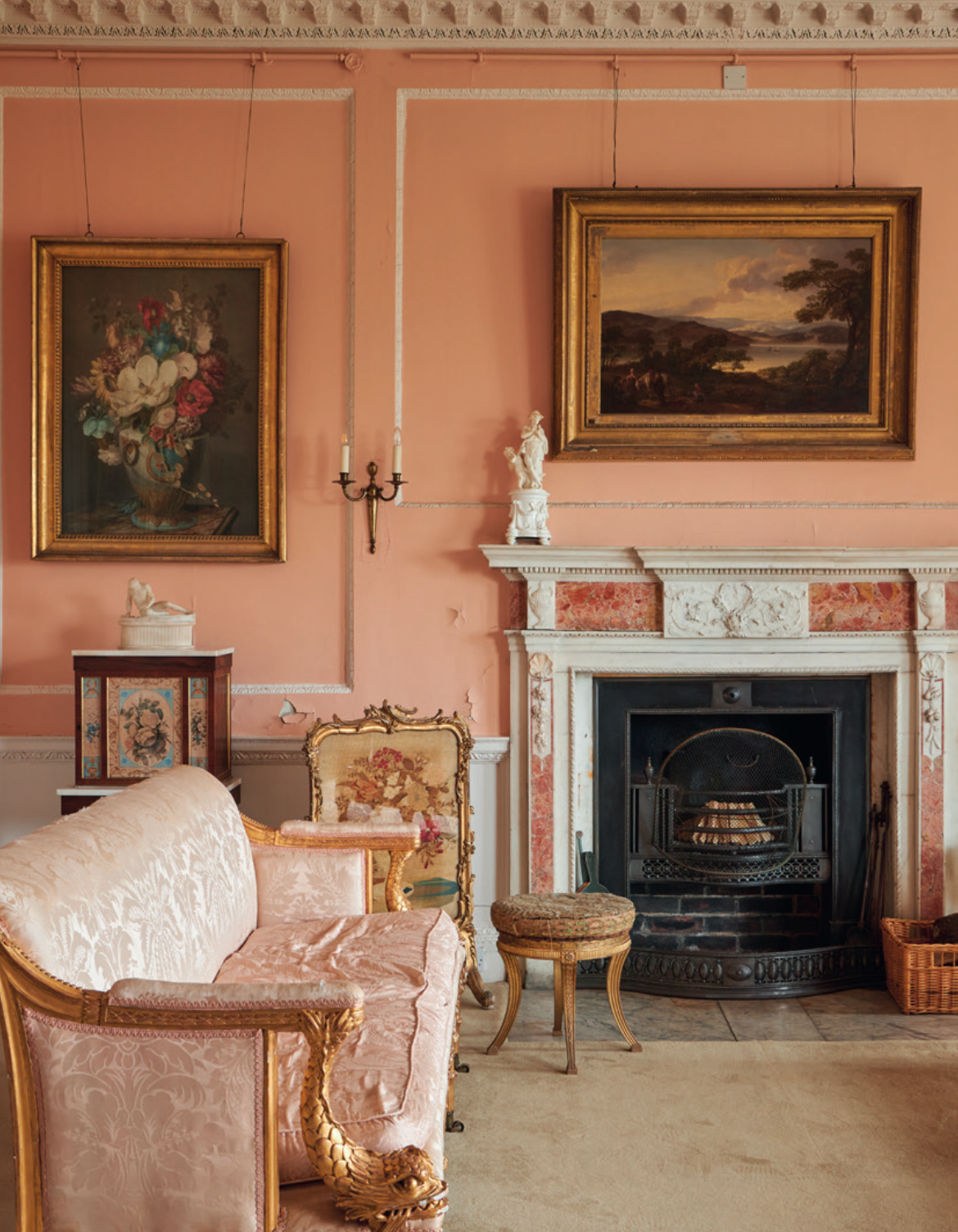 Powderham Castle: A Regency Klismos Stool
