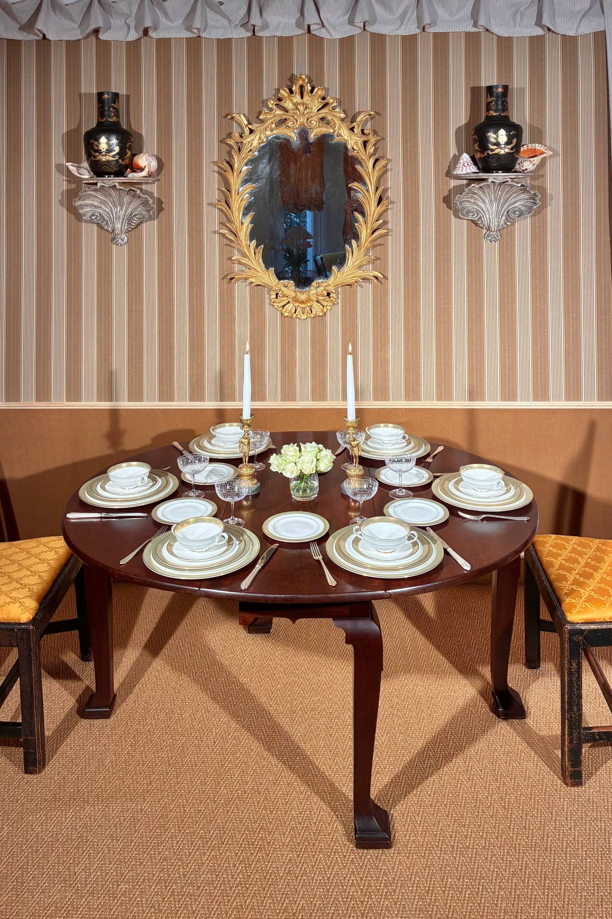 antique 18th century georgian oval dining table