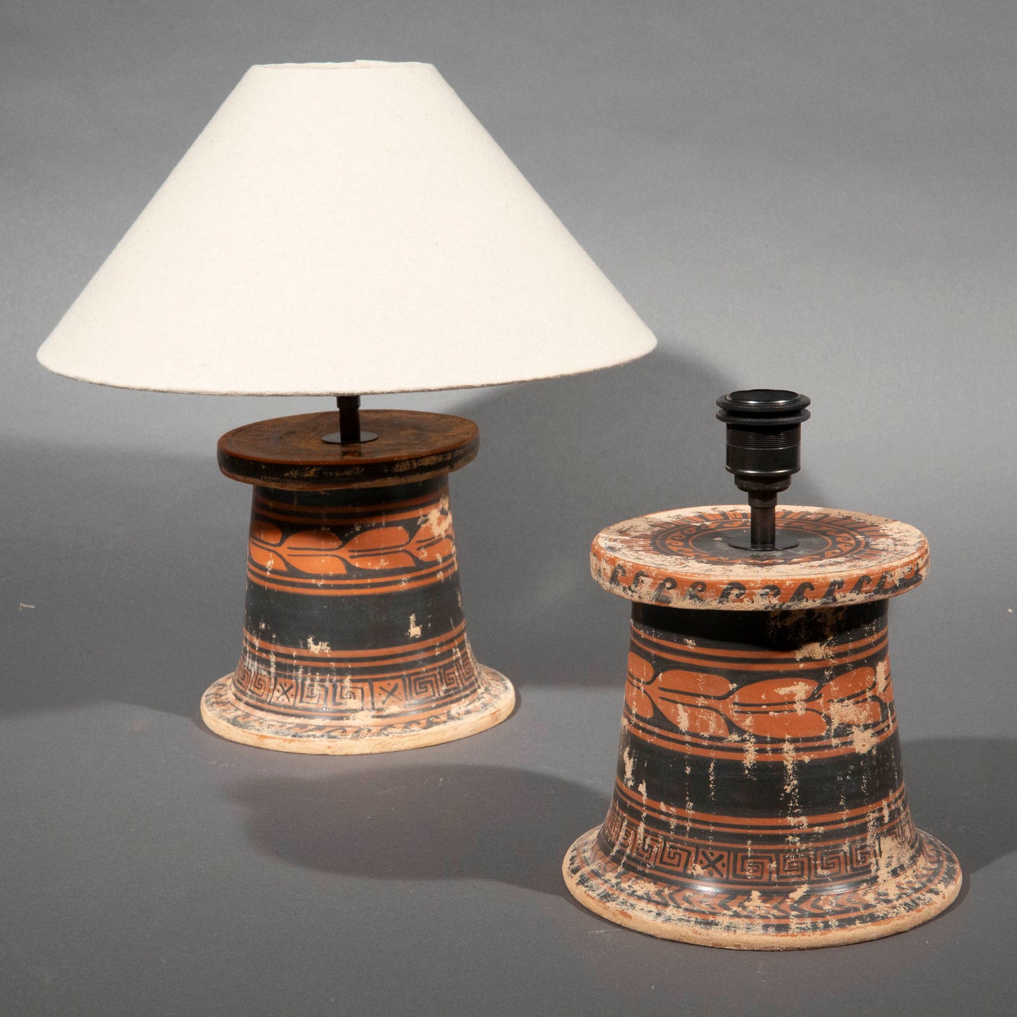 Pair of Grand Tour Plinth Lamps