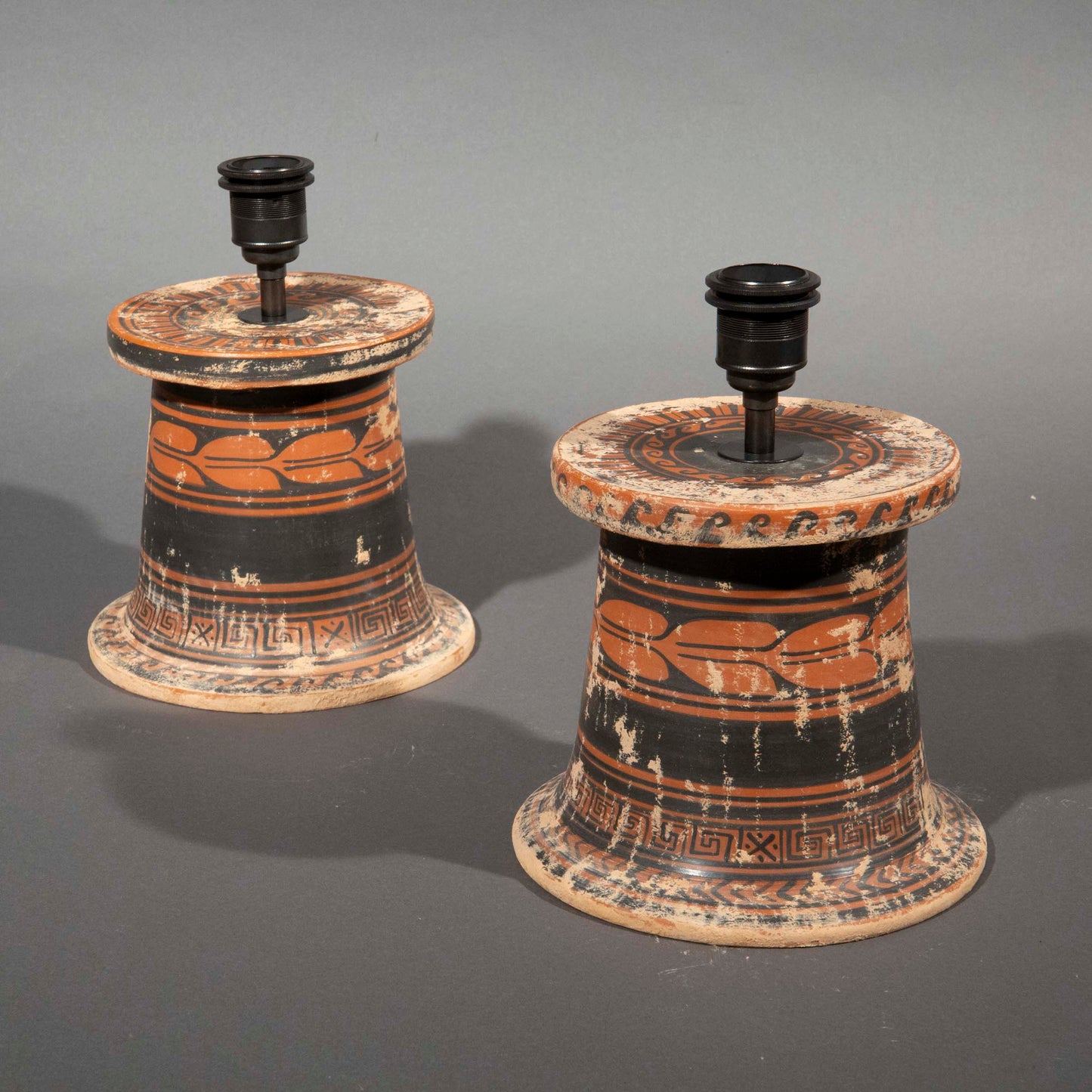 Pair of Grand Tour Plinth Lamps