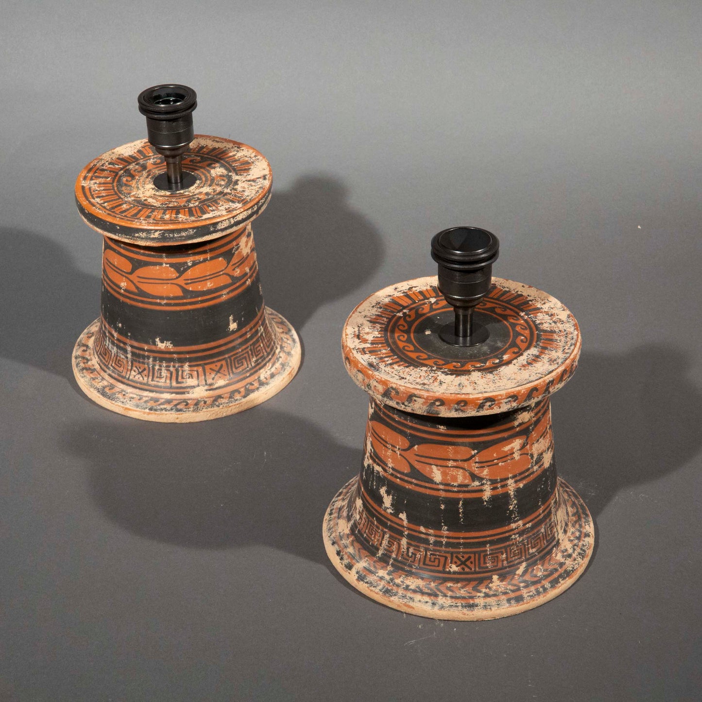 Pair of Grand Tour Plinth Lamps
