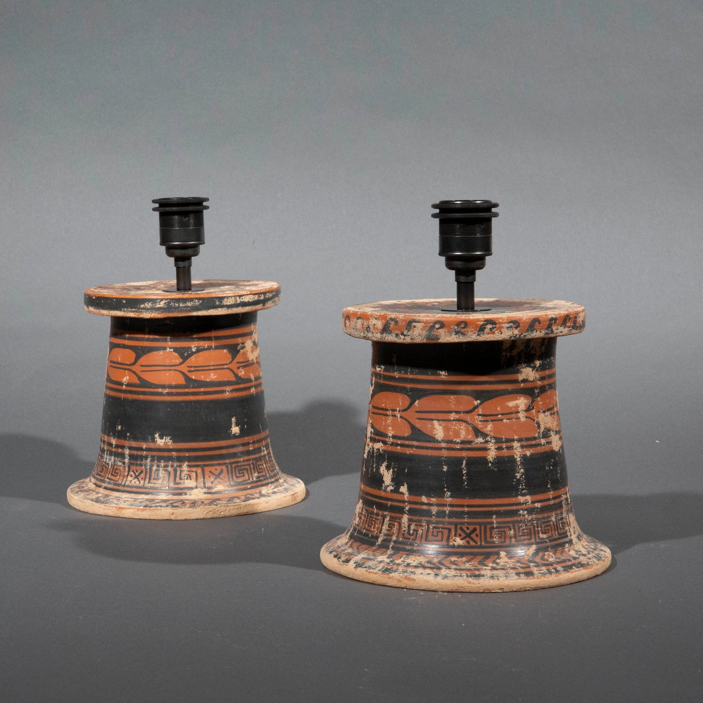 Pair of Grand Tour Plinth Lamps