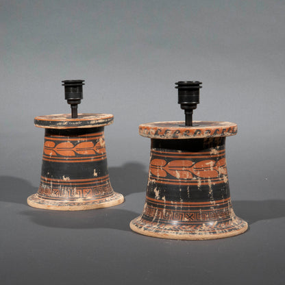 Pair of Grand Tour Plinth Lamps