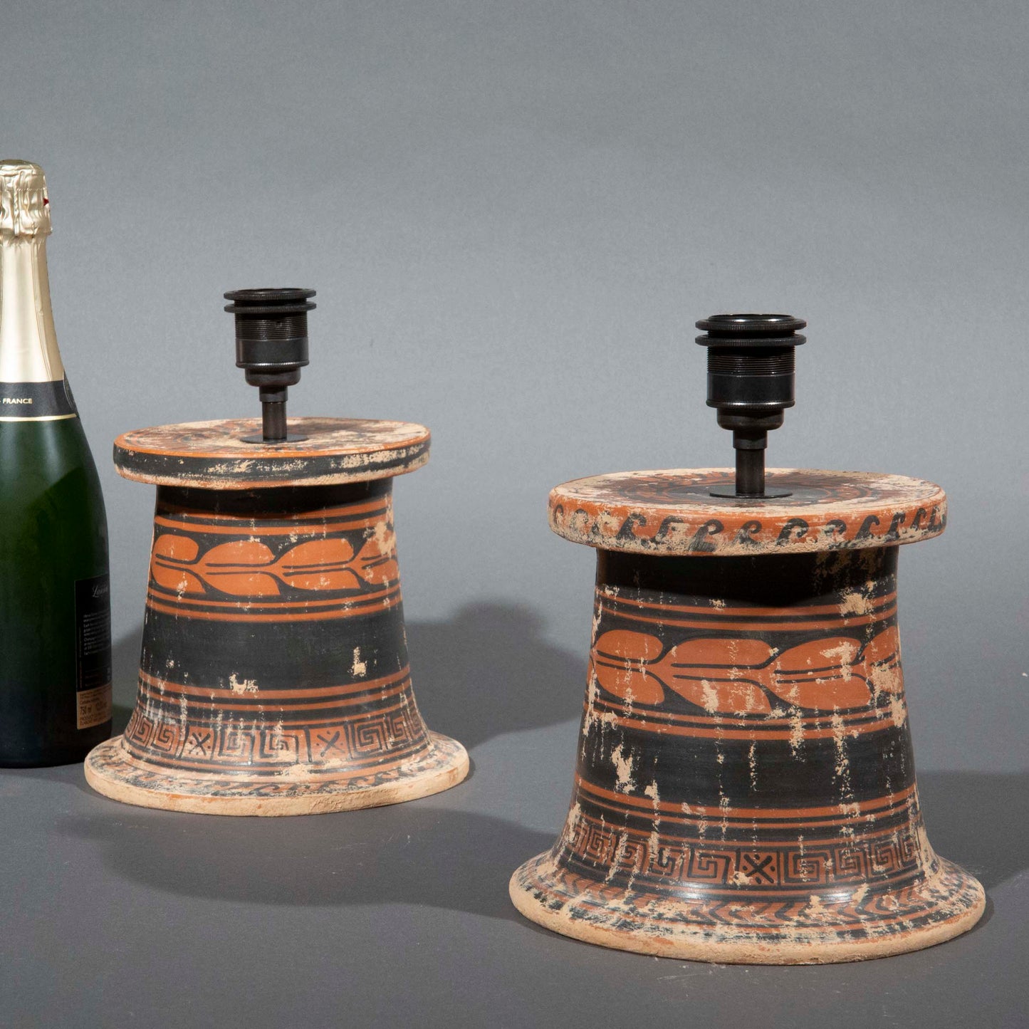 Pair of Grand Tour Plinth Lamps