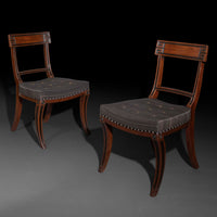 Pair of Regency Klismos Chairs, attributed to Gillows