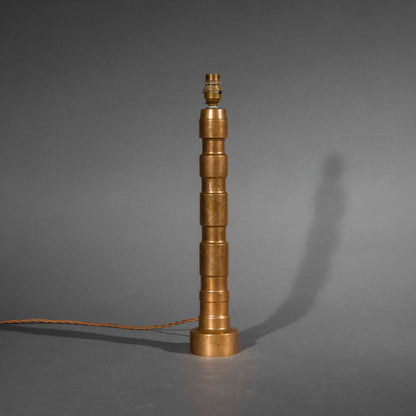 Tall 20th Century Bronze Lamp