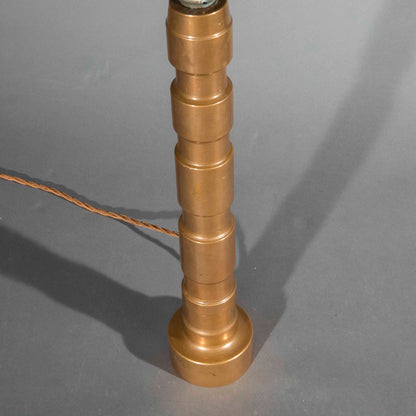 Tall 20th Century Bronze Lamp