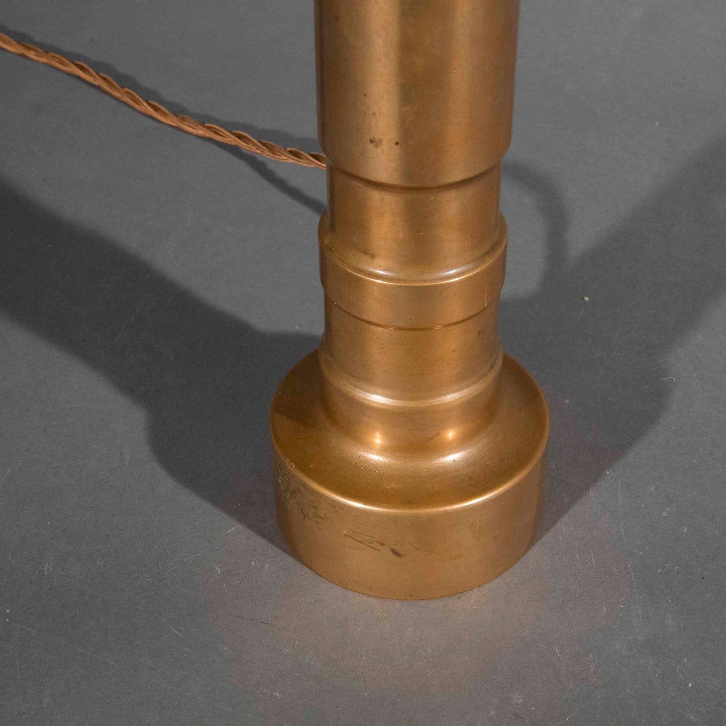 Tall 20th Century Bronze Lamp
