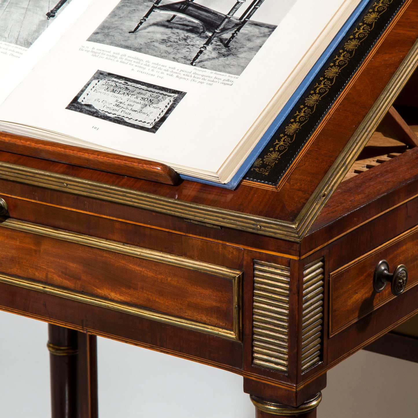 Near Pair of Regency Writing Tables attributed to John McLean