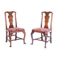 Fine Pair of George I Walnut Chairs
