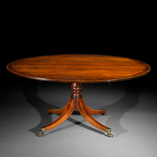 George III Oval Dining Table