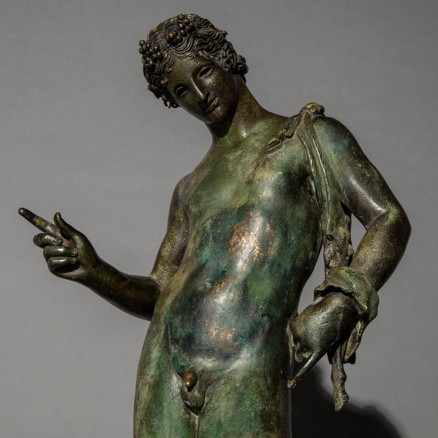 Grand Tour Bronze Figure of Dionysus