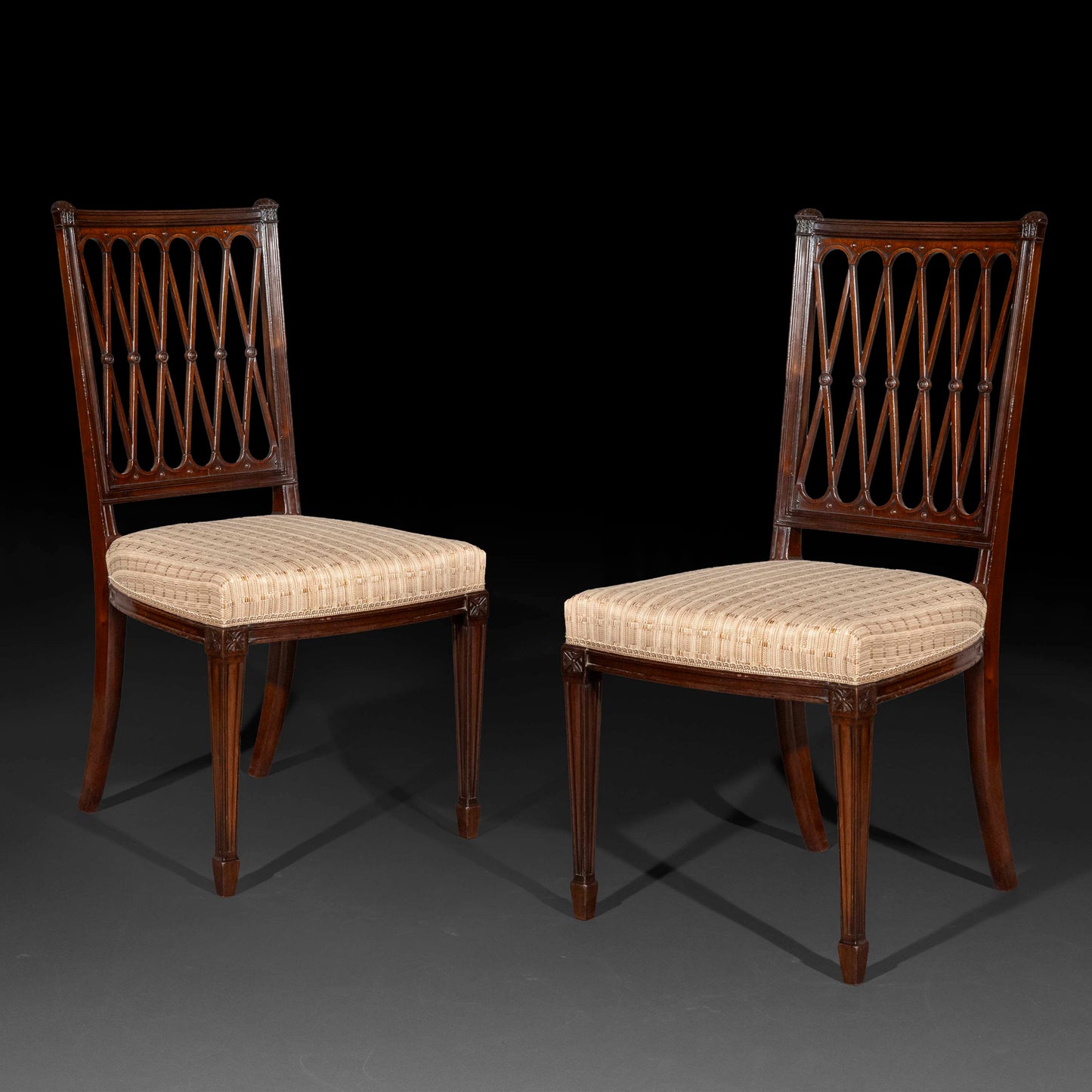 Set of Eight Elegant 19th Century Dining Chairs