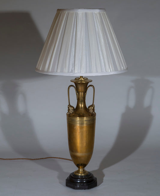 Large 19th Century Neoclassical Table Lamp