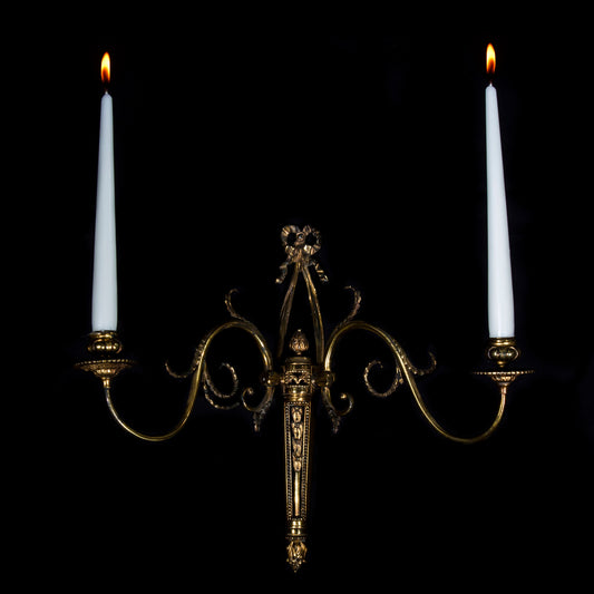 Antique Neoclassical Ormolu Wall Sconce