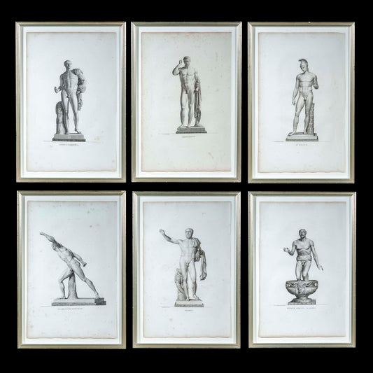 Set of Six Grand Tour Engravings by Pierre Bouillon