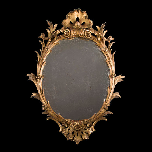 Antique Giltwood Mirror