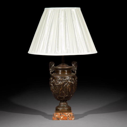 Antique Bronze Townley Vase Lamp
