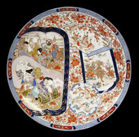 Massive Japanese Meiji Imari Porcelain Dish