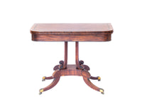 Regency Mahogany Card Table