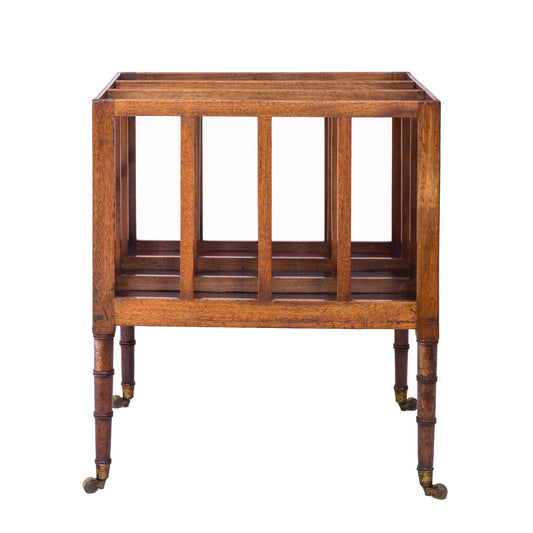 Fine George III Mahogany Canterbury